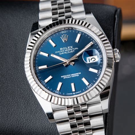 Rolex Datejust 41 Blue Jubilee 2023 Never polished 